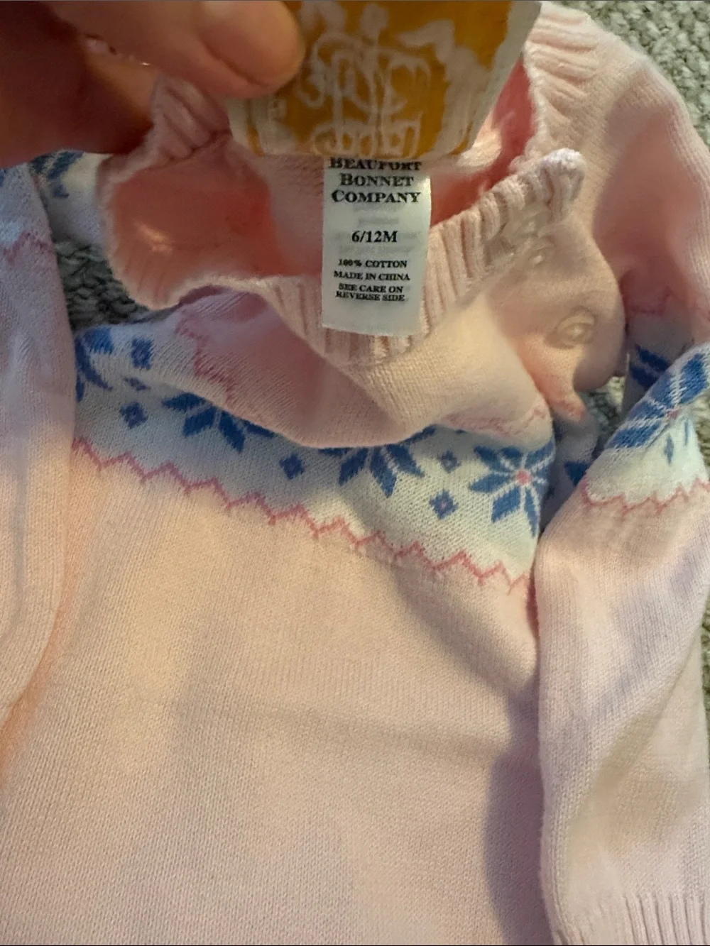TBBC Fair Isle Onesie
